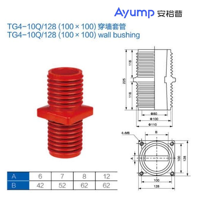 TG4-10Q 128 (100x 100)穿墙套管