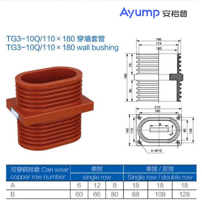 TG3-10Q 110x 180穿墙套管