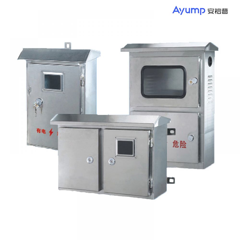 Stainless steel three-phase meter box series