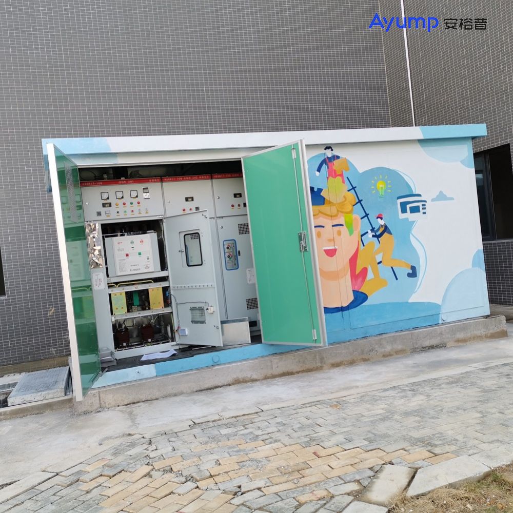 Outdoor prefabricated substation (European)