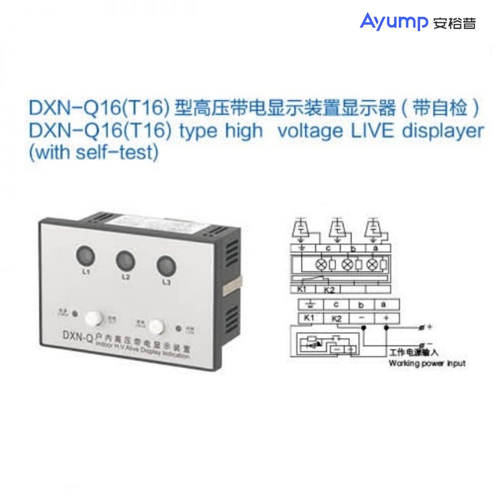 DXN-Q16(T16) type high voltage LIVE displayer (with self-test)